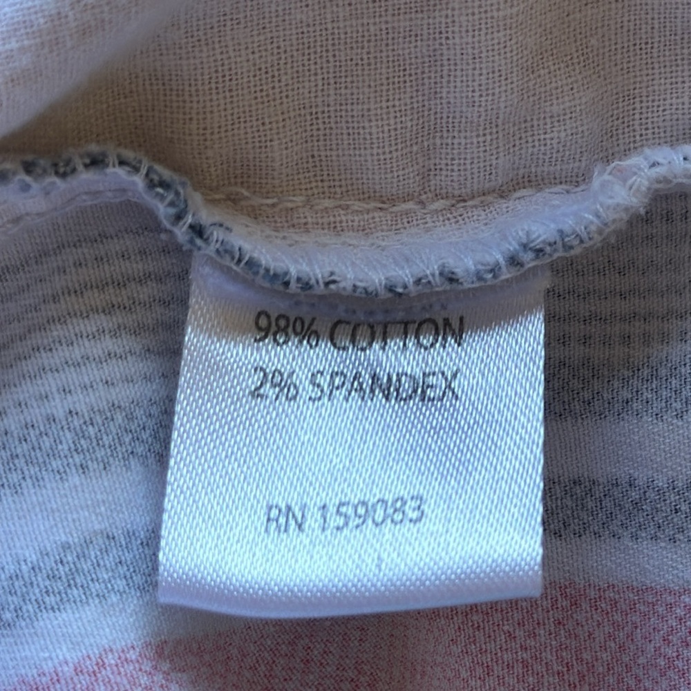 Kiwi Fresh red, white, and blue striped shorts, size 14 - Picture 4 of 5